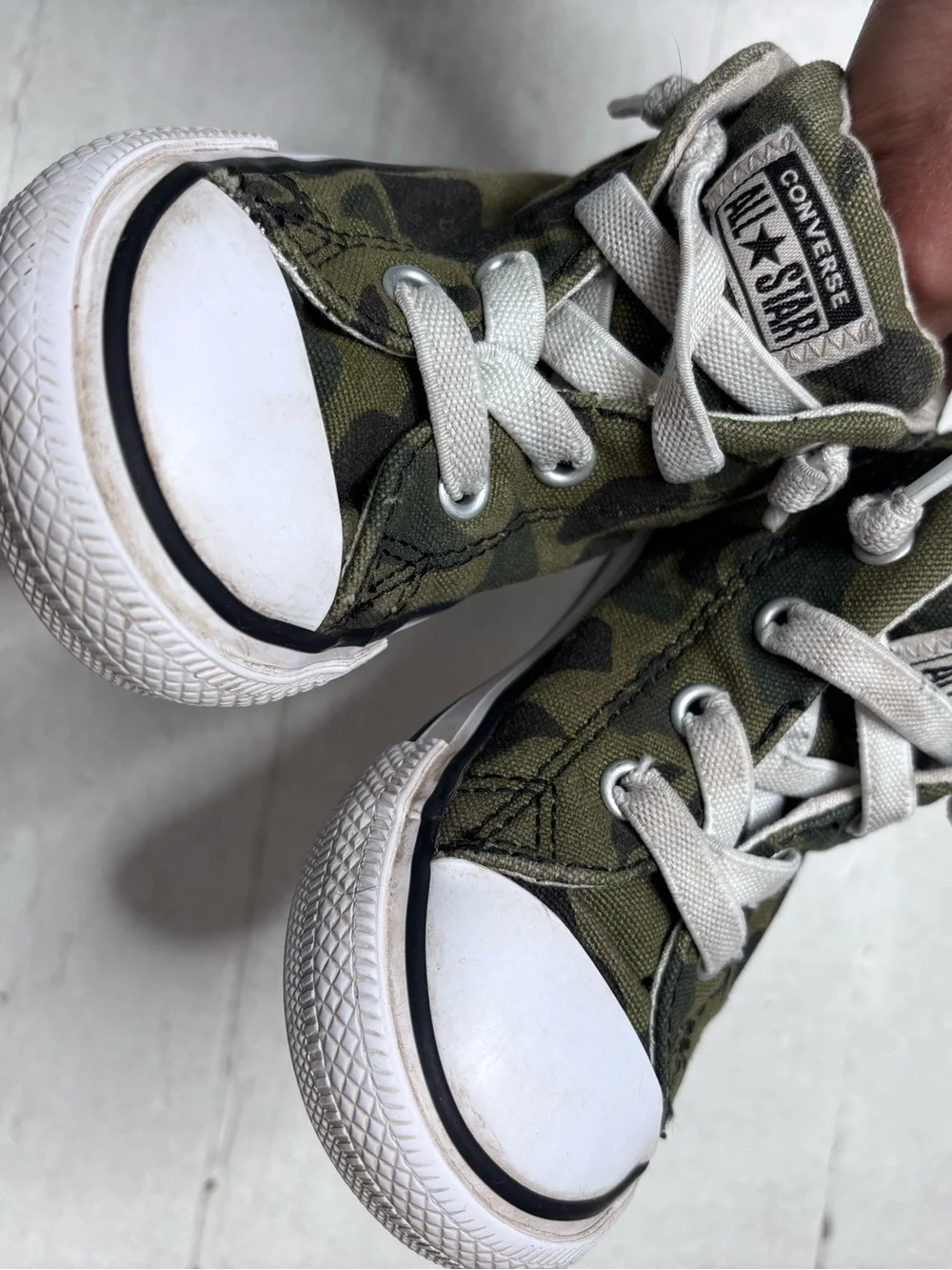Converse Chuck Taylor Toddler All Stars High Top Camouflage Size 7 - Picture 3 of 9